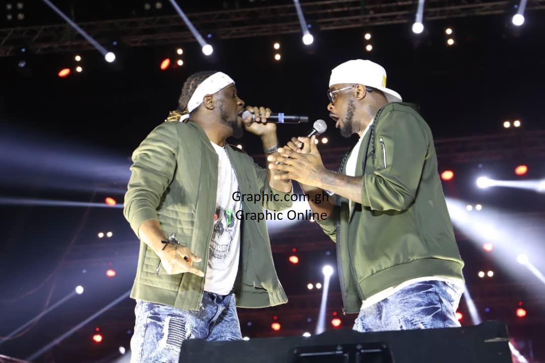 P-Square apologises to fans for breakup at Afronation concert in Accra
