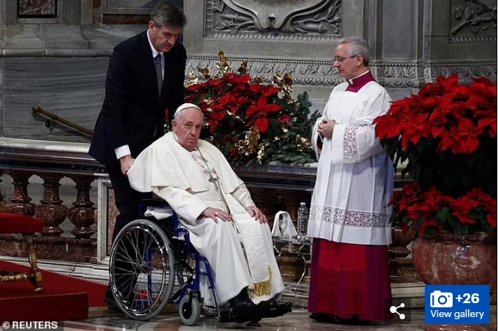Pope Francis leads prayers to Benedict XVI