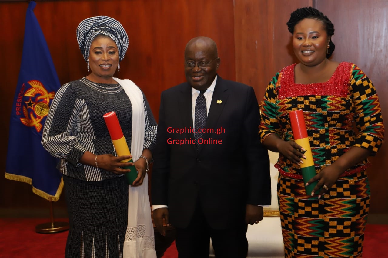 Lariba Abudu, Oteng Mensah sworn into office to take full charge at Gender Ministry