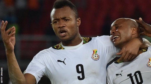  Caption: Ghana’s Andre Ayew and his brother Jordan (left) have played together at at five AFCON tourneys since 2012