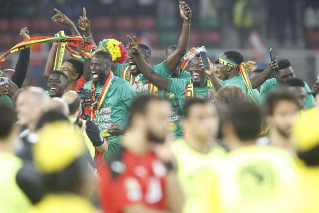 Senegal won their first Afcon final after defeating Egypt 4-2 on penaltiesImage caption: Senegal won their first Afcon final after defeating Egypt 4-2 on penalties
