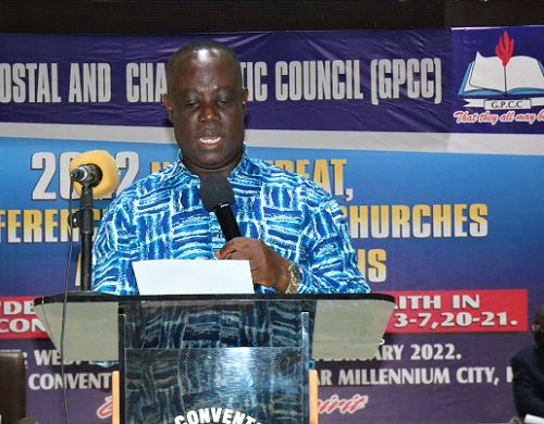Rev. Prof. Paul Frimpong-Manso, President of the GPCC