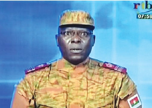 Lt-Col Mamadou Bamba announced the coup on national television when the takeover occurred in Burkina Faso