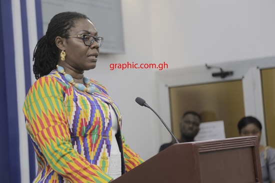 Minister for Communications and Digitalisation, Mrs Ursula Owusu-Ekuful 