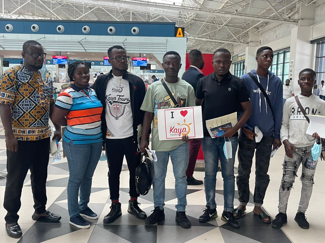 Winners of Agogo Salt Educational Challenge depart for Dubai