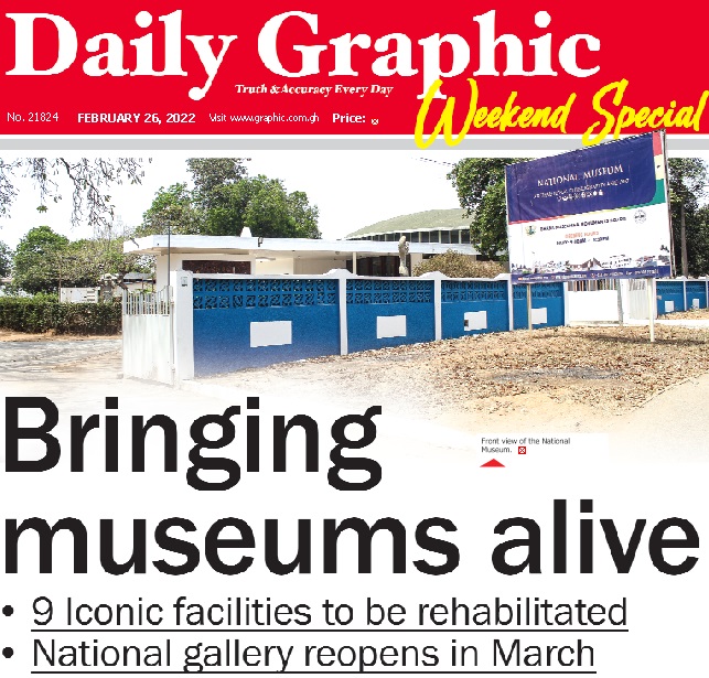 Bring museums alive: 9 iconic facilities to be rehabilitated, national gallery reopens in March