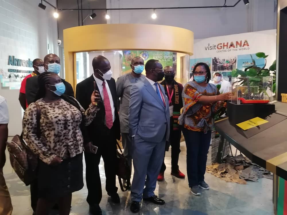 Ghanaian delegation at Dubai Expo