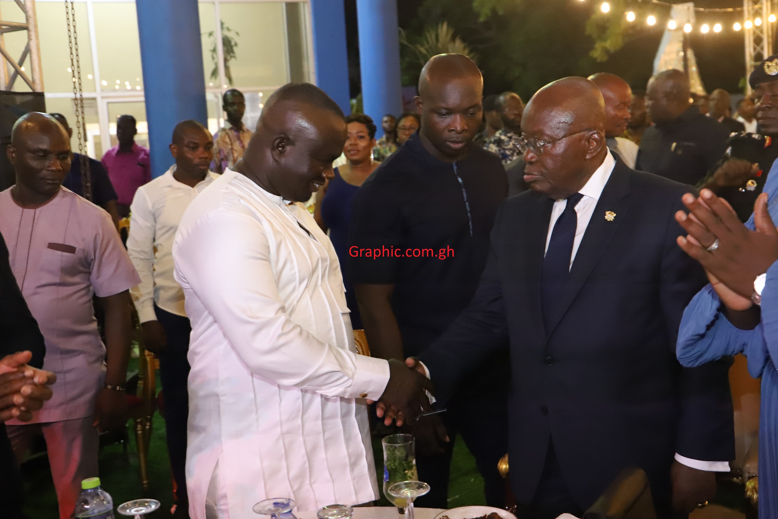 When President Akufo-Addo had dinner with journalists on Wednesday