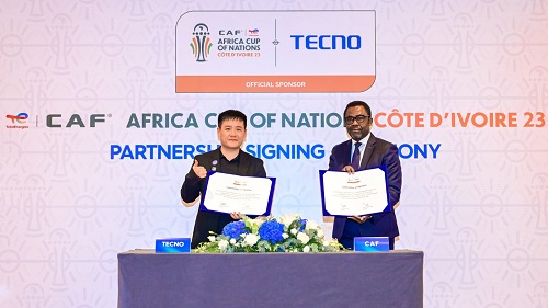TECNO partners with CAF as exclusive smartphone sponsor for AFCON 2023