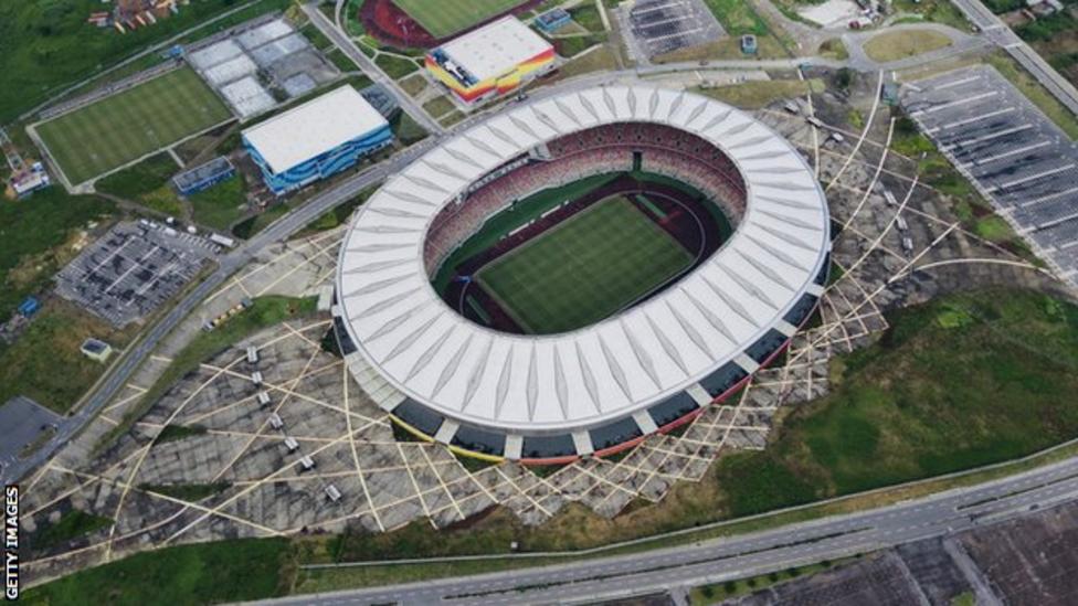 The journalists are in Cameroon to cover Algeria's games at the Japoma stadium in Douala