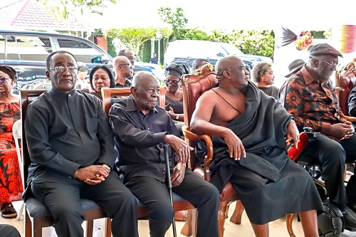 Afriyie Akoto mourns with former President Kufuor