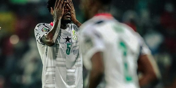 END OF THE ROAD: The dejection on the face of Black Stars' Thomas Partey summarises Ghana's disastrous AFCON campaign