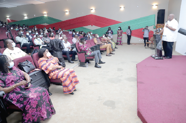 Mr Henry Quartey, the Greater Accra Regional Minister, addressing the MMDAs in Accra. Picture: SAMUEL TEI ADANO
