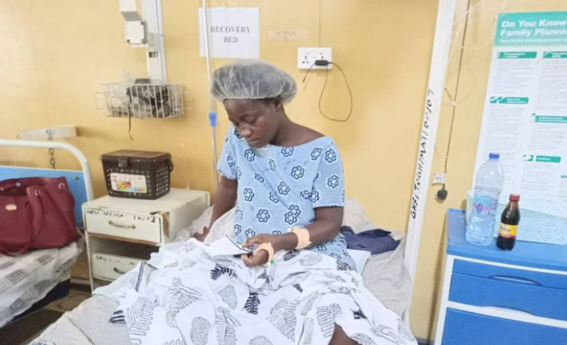Grace Morgan, 32, escaped death narrowly