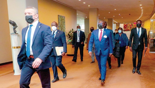  Vice-President Bawumia arrives at the UN headquaters for the Security Council meetings