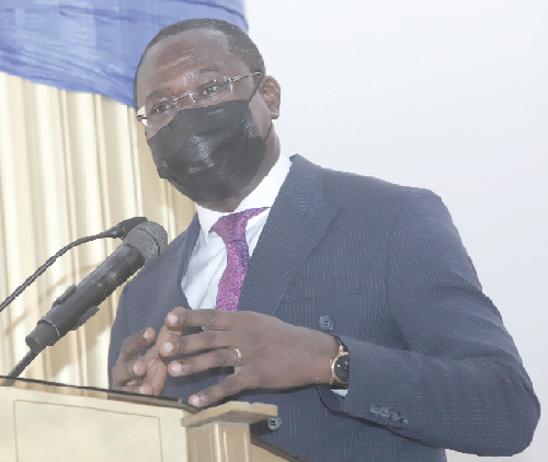Dr Joseph Siaw Agyepong, Chairman, Jospong Group of Companies, speaking at the 73rd New Year School at the University of Ghana, Legon, in Accra
