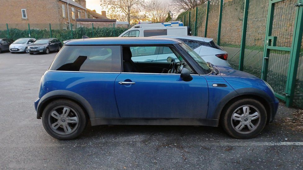 The driver, who is in his 80s, was pulled over near a Tesco supermarket