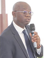 Prof. Kwasi Opoku Amankwa, Director General, Ghana Education Service, addressing the durbar. Picture: ERNEST KODZI