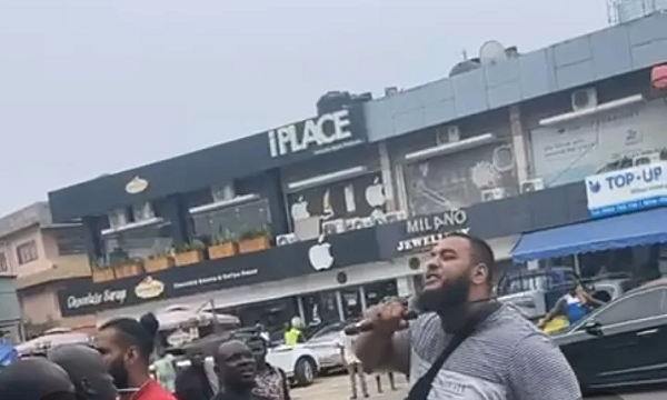 Police arrest sword-brandishing suspect in viral video