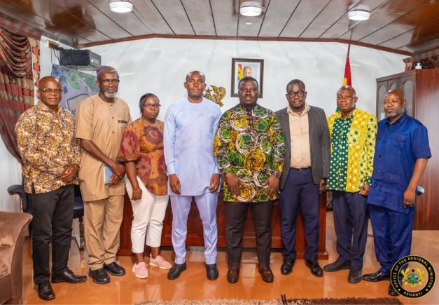 PURC boss pledges improved utility services on courtesy visit to Ashanti Regional Minister