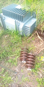 The stolen transformer parts