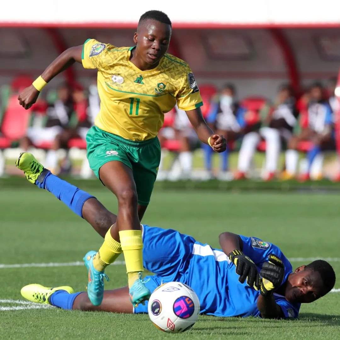 Thembi Kgatlana has been ruled out of competition and will sit out of the rest of the ongoing 2022 Women's Africa Cup of Nations 