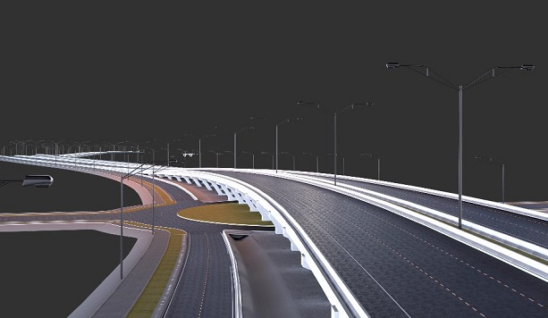 An artist’s impression of the Ofankor-Nsawam road