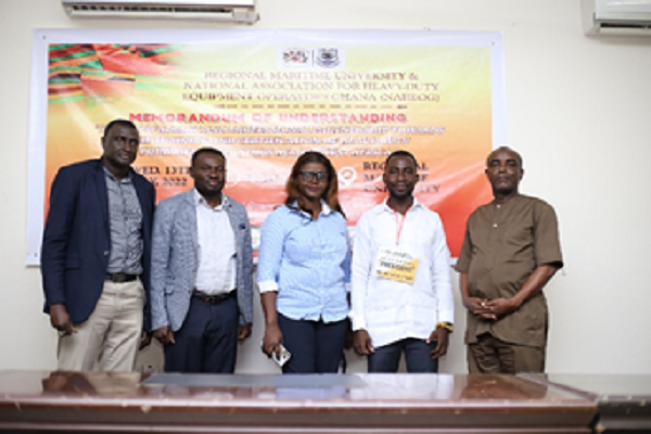 NAHEOG partners Regional Maritime University to train world class students