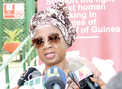  Dr Hafiza Zakariah, Chief Director of the MoGCSP, speaking to some journalists. Picture: ERNEST KODZI