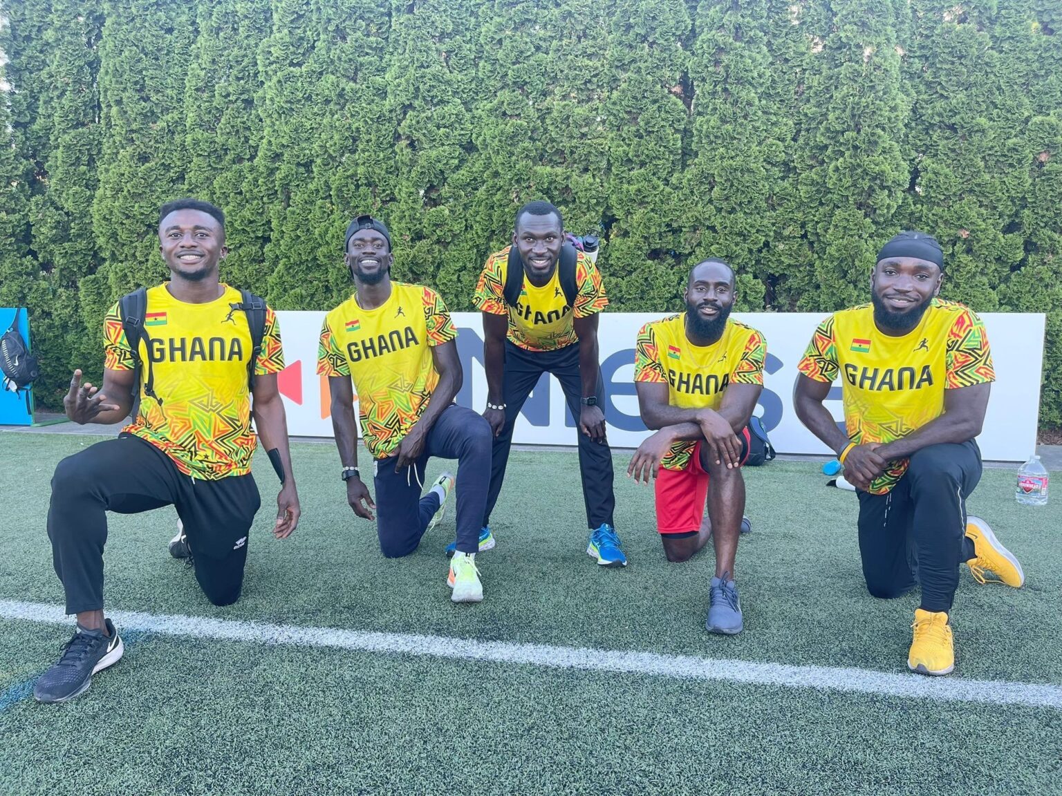 Ghana was fifth in a national record of 38.07, equalling a national best finish at the championships.