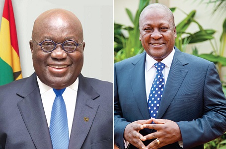 President Akufo-Addo and Former President John Mahama
