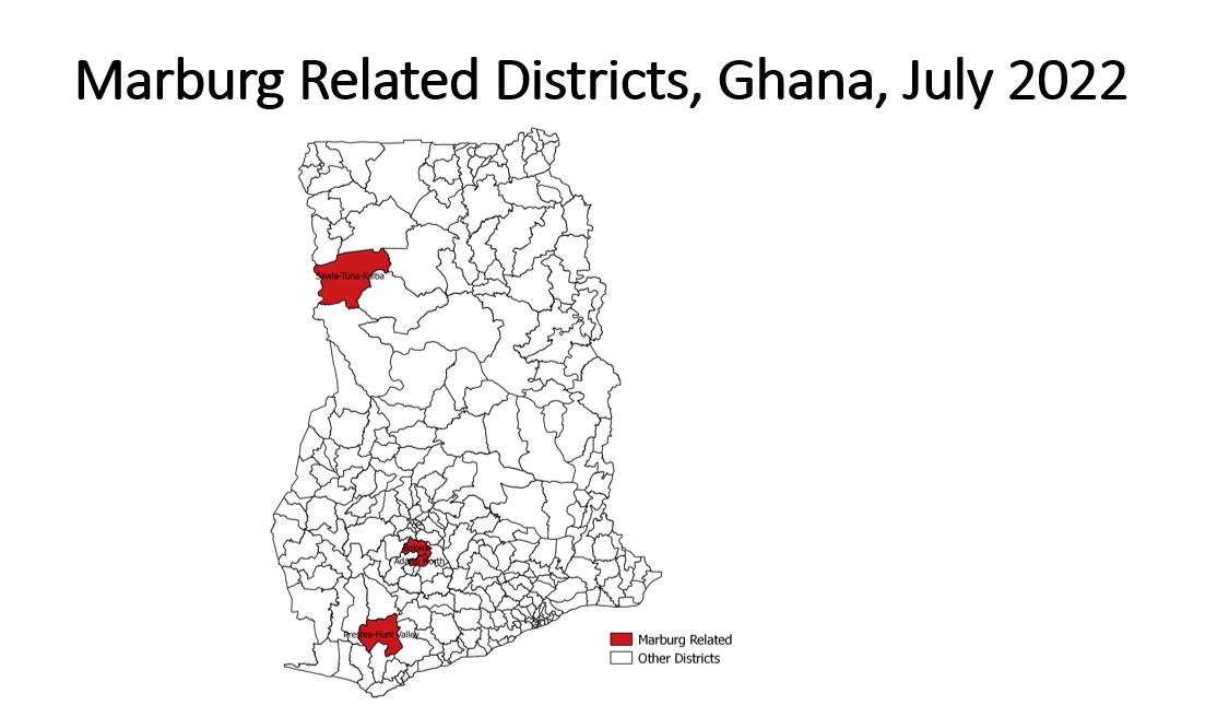 New Marburg Virus Disease cases in Ghana: One close contact dead