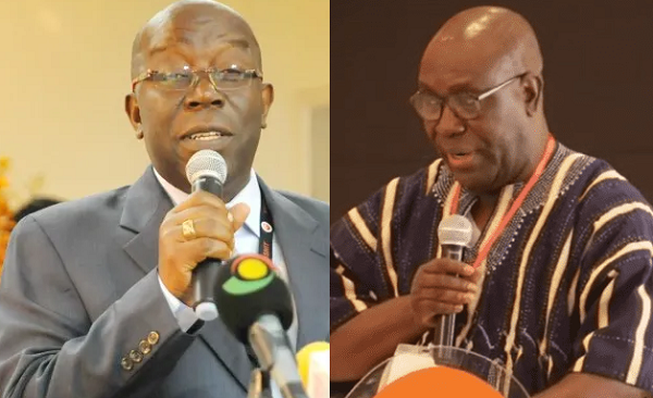 Dr John Ofori-Tenkorang — Director-General, SSNIT (left) and Dr Anthony Yaw Baah — Seretary-General, TUC