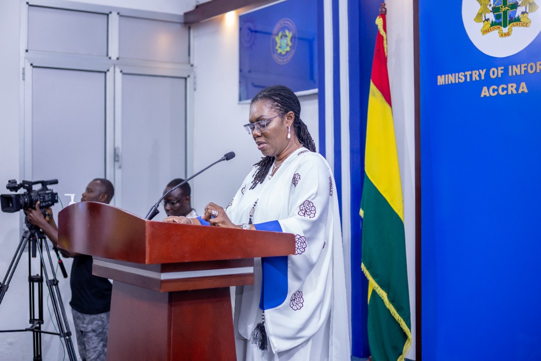 Minister for Communications and Digitalisation, Mrs Ursula Owusu-Ekuful 