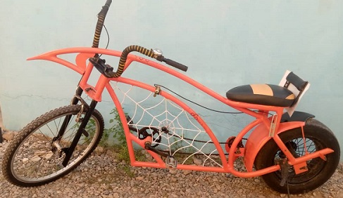 Wooden chopper bicycle