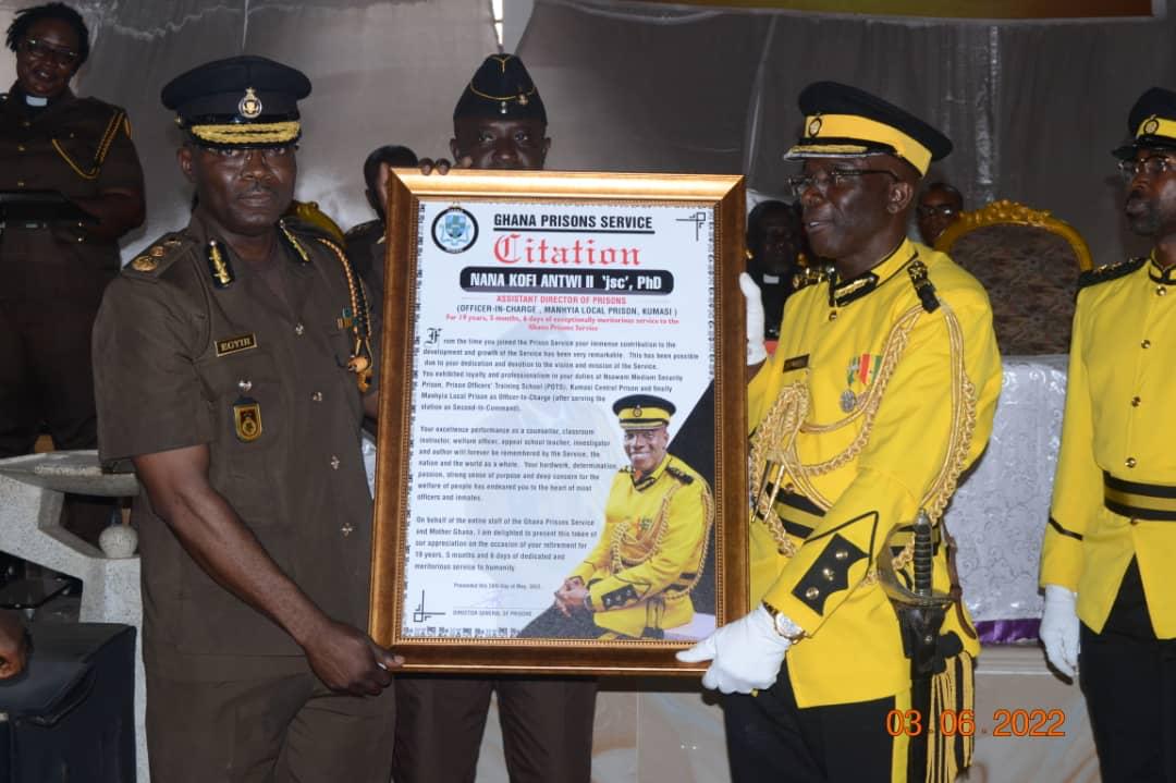 Manhyia Prisons: Nana Dr. Kofi Antwi II pulled-out of service