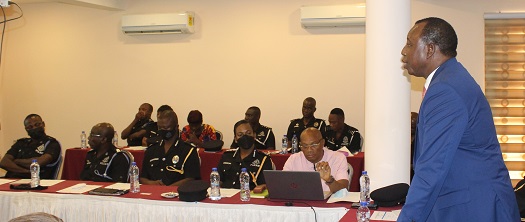 Joseph Whittal, CHRAJ Commissioner, addressing the participants. Picture: ERNEST KODZI