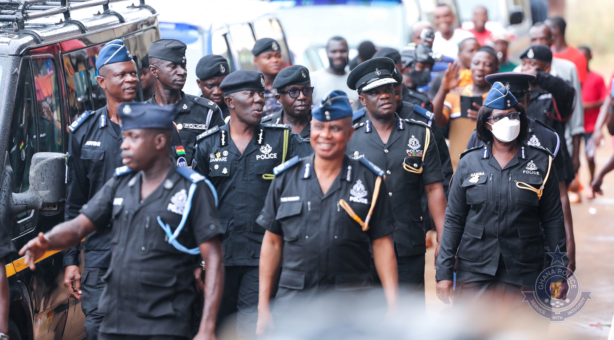 IGP Dampare calms tempers at Islamic SHS students police clash