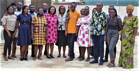 Luther Dennis Nii Antieye Addy (5th from right), Field Officer of Planned Parenthood Association of Ghana, and Antoinette Da-Rocha (4th from right), Project Coordinator of PPAG, with some stakeholders at the meeting. Picture: ESTHER ADJORKOR ADJEI