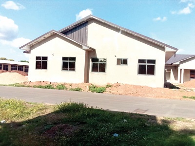 The under-construction Emergency and Trauma Centre in Yendi