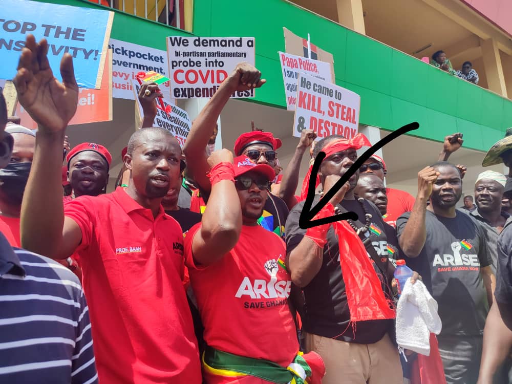 Arise Ghana intends to protest at the Presidency tonight