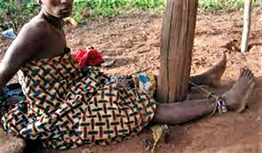  A victim at a prayer camp