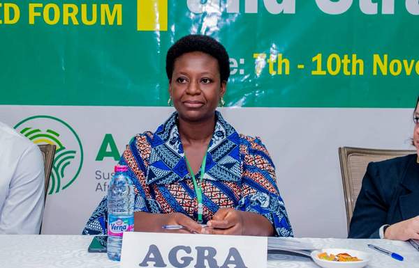 The Programs Officer at AGRA, Ms Regina Richardson The Programs Officer at AGRA, Ms Regina Richardson