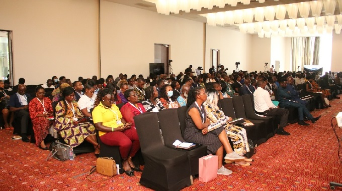 A cross section of exporters, SME sector players and trade investors at the forum. Photos by DELLA RUSSEL OCLOO