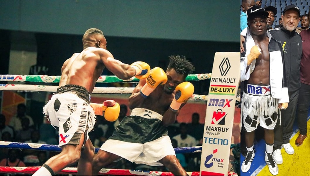 Charles Tetteh fights Michael Tagoe