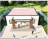An artist’s impression of the library project