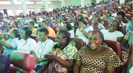 A section of the participants applauding the performance. Pictures: EMMANUEL BAAH