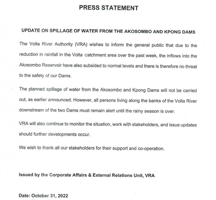 The VRA statement