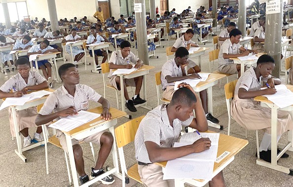 Some candidates writing their Social Studies paper at the Kumasi Anglican Centre Some candidates writing their Social Studies paper at the Kumasi Anglican Centre