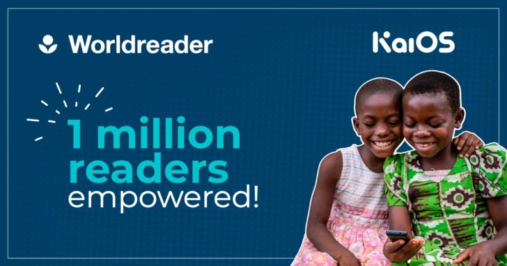 KaiOS Technologies and Worldreader celebrate milestone of empowering one million readers